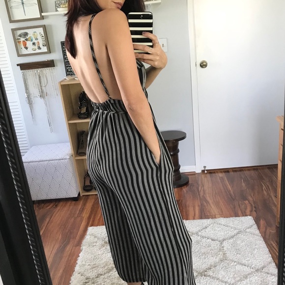 Last 1 | Striped Pocket Jumpsuit - Picture 4 of 8